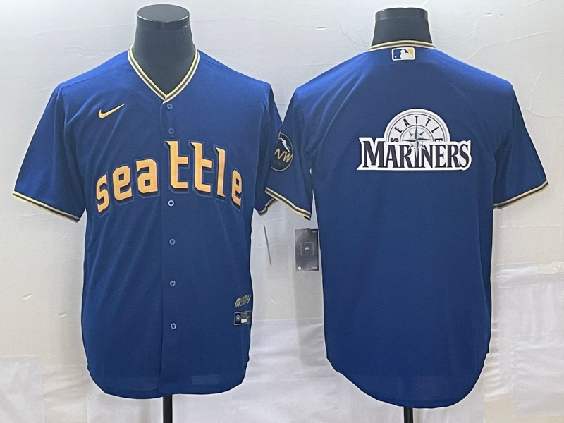 Men's Seattle Mariners Royal 2023 City Connect Jersey